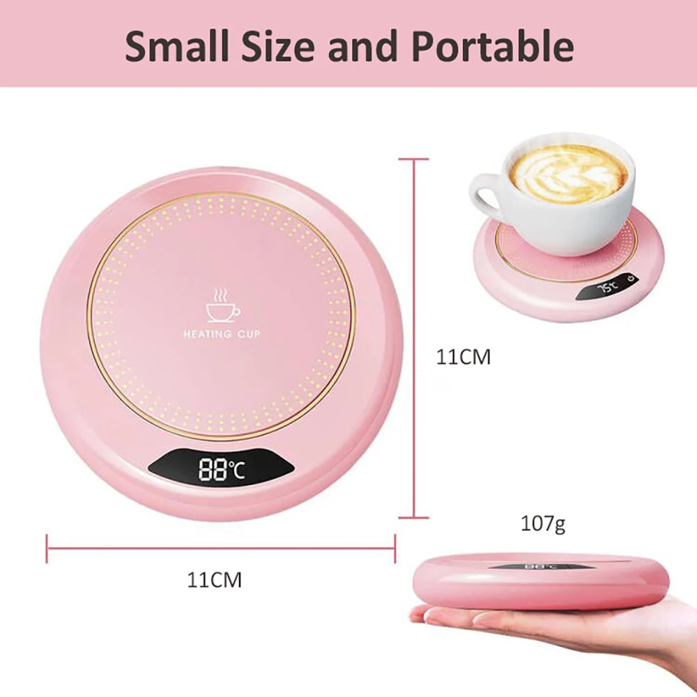 Mug Warmer USB Cup Heater Coffee Milk Tea Water Cup Heating Coaster Constant Temperature for Home Office Heating Cup Warmer