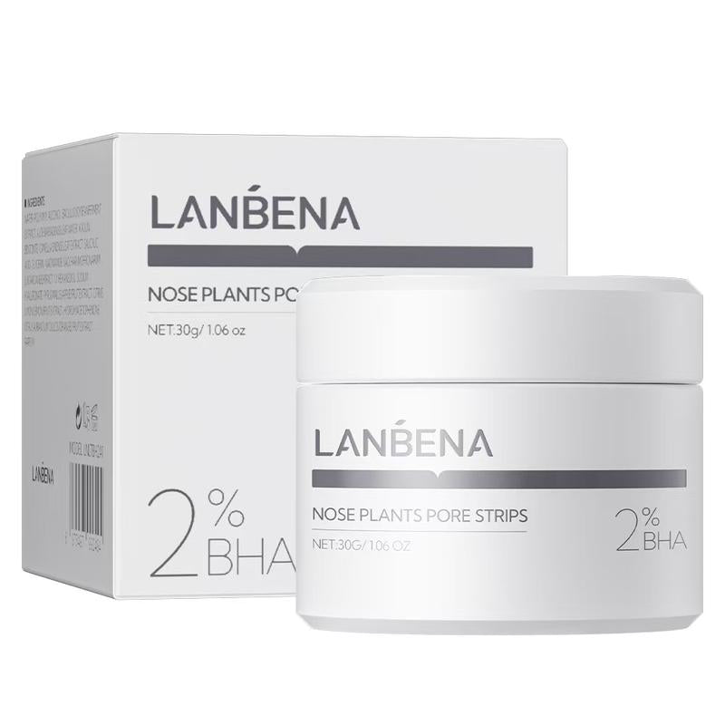 【Top Sellers】Lanbena Blackhead Pore Remover Mask Aloe & Chrysanthemum Extract, Gentle on All Skin Types - Charcoal 2%BHA