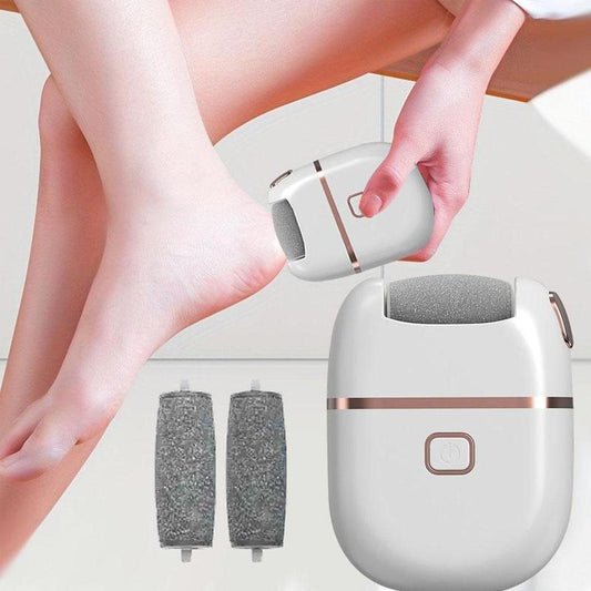 Electric Foot Callus Remover, Rechargeable Foot File & 2 Counts Polishing Heads, Foot File Tool for Calluses, Hard Skin, Pedicure Tool, Feet Callus Remover, Fall Gift, Shop Tiktok Shop, Corn Remover for Feet, Valentine'S Day Gift