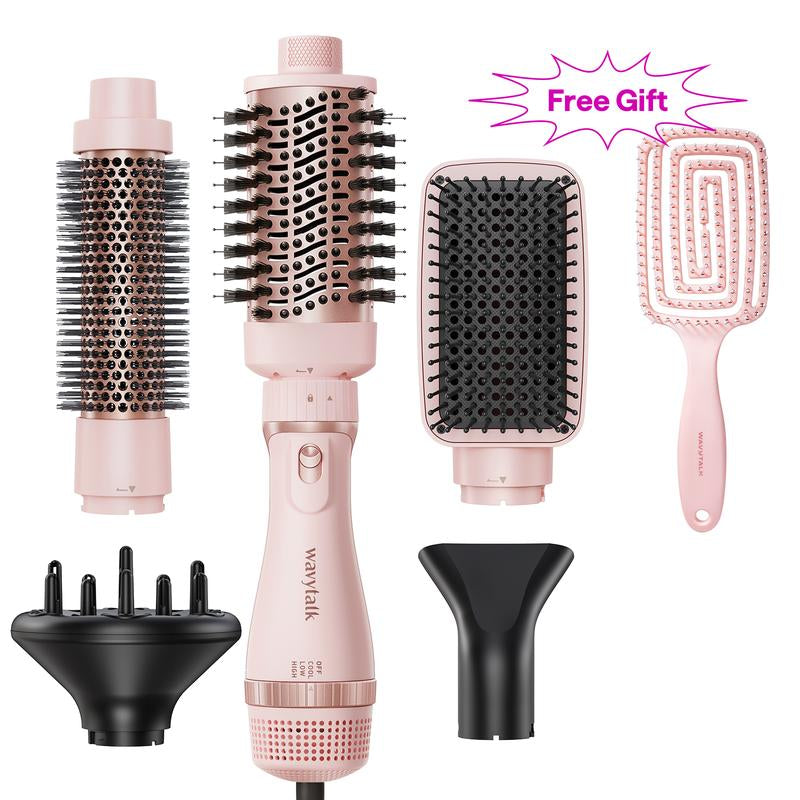 【Live Only】Wavytalk Air Sculpt 5-In-1 Hot Air Brush Set One Step Hair Dryer and Styler for Easy and Fast Salon-Style Blowouts with Detangling Brush