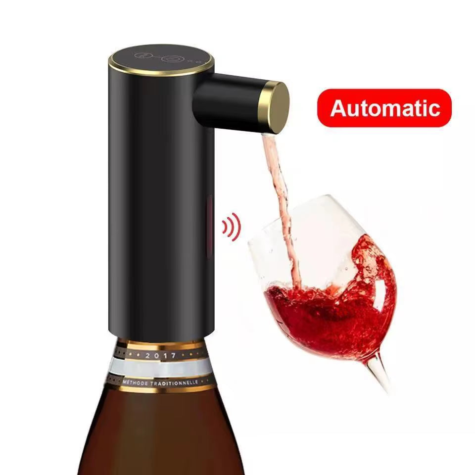 Electric Wine Aerator Dispenser Wine Decanter Wine Aerator Dispenser Quick Sobering Decanter USB Charging Automatic Wine Pourer