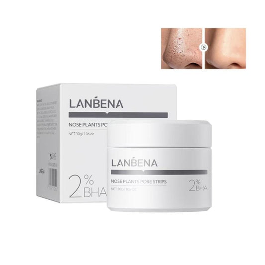 【Top Sellers】Lanbena Blackhead Pore Remover Mask Aloe & Chrysanthemum Extract, Gentle on All Skin Types - Charcoal 2%BHA