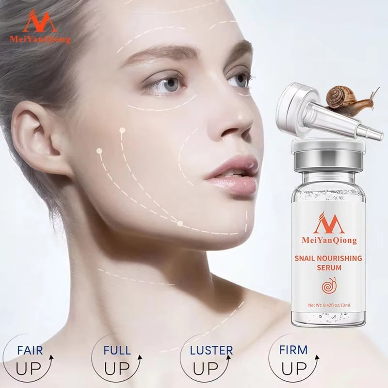 Snail Serum Face Moisturizing Solution Whitening anti Aging anti Wrinkle Acne Facial Essence Skin Care Cosmetics Beauty Health