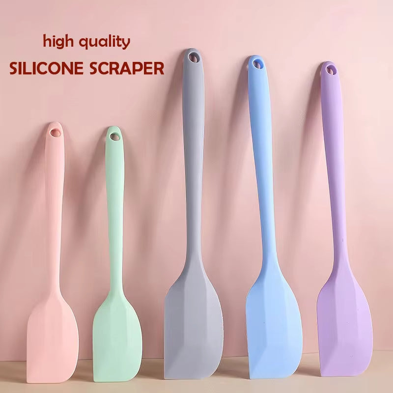 Silicone Cream Spatula Non-Stick Butter Spatula Heat-Resistant Kitchen Baking Tools DIY Cake Baking Tools