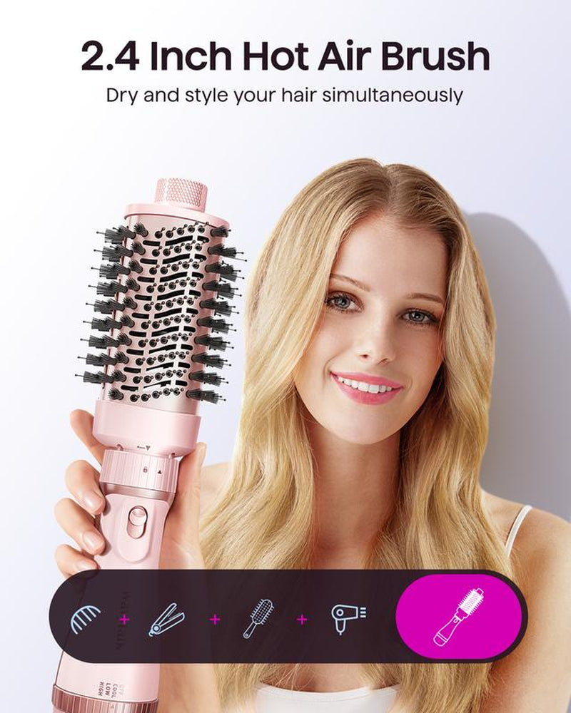 【Live Only】Wavytalk Air Sculpt 5-In-1 Hot Air Brush Set One Step Hair Dryer and Styler for Easy and Fast Salon-Style Blowouts with Detangling Brush