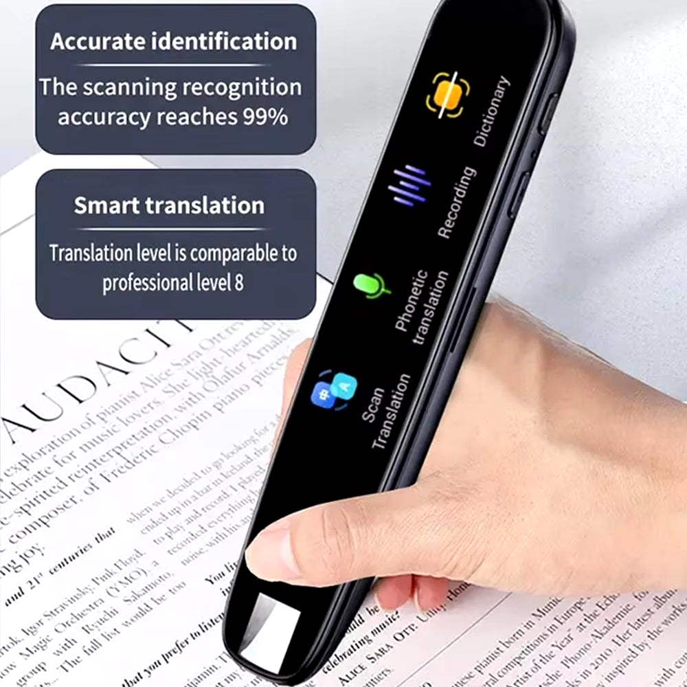 Student Mobile Scanning Reading Pen with Language Translation Portable Scan Reader Pen for Multilingual Translation