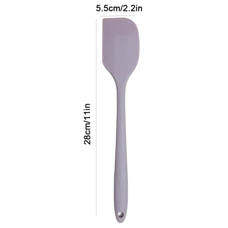 Silicone Cream Spatula Non-Stick Butter Spatula Heat-Resistant Kitchen Baking Tools DIY Cake Baking Tools